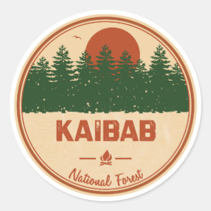 Kaibab National Forest Classic Round Sticker