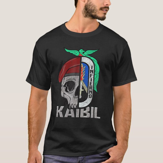 Kaibil Kaibiles Special Force Guatemalan Army Patr T-Shirt (Front)