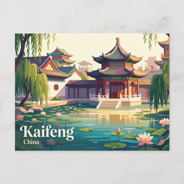 Kaifeng, China Postcard (Front)