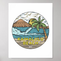 Kaihalulu Beach Hawaii Vintage