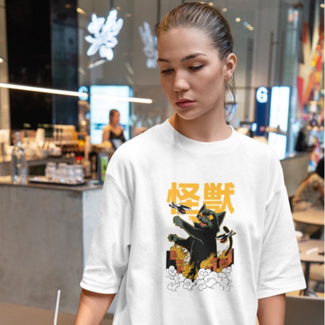Kaiju Anime Cat Monster  T-Shirt (Creator Uploaded)