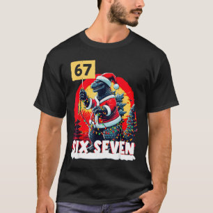 Kaiju Christmas 67 Santazilla Japanese Monster Din T-Shirt