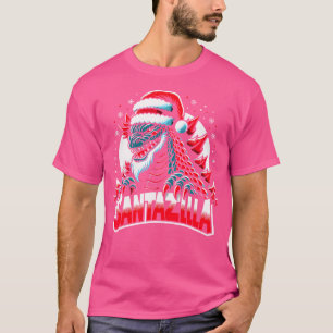 Kaiju Christmas Santazilla Japanese Monster Dinosa T-Shirt