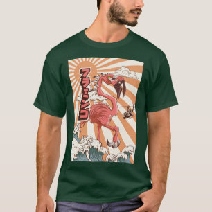 Kaiju Flamingo Japanese Monster Gift1 T-Shirt