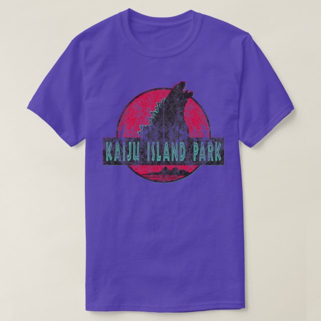 Kaiju Island Park distressed T-Shirt (Design Front)