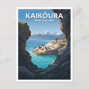 Kaikōura Peninsula Coastal Reserve New Zealand Postcard