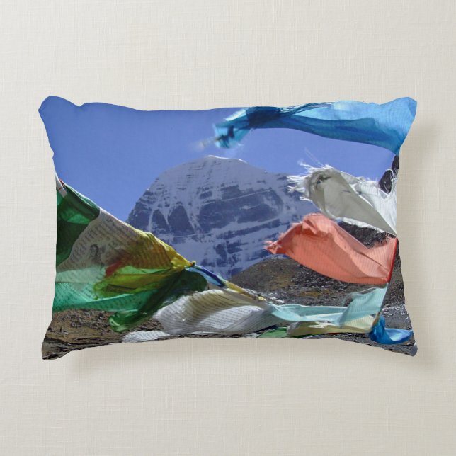 Kailash, Holy mountain, Tibet - Himalayas Decorative Cushion (Front)
