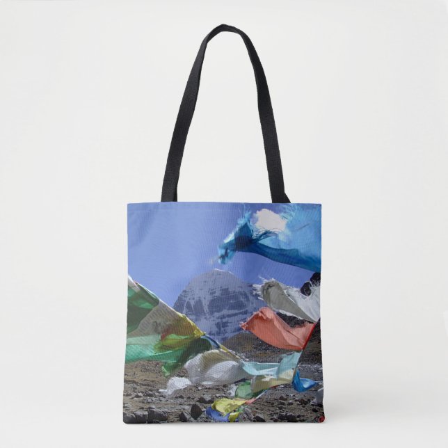 Kailash, Holy mountain, Tibet - Himalayas Tote Bag (Front)