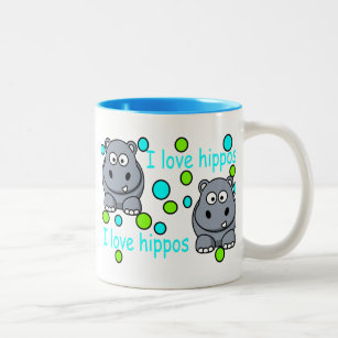 kaili-s-awesome-hippo-hi Two-Tone coffee mug