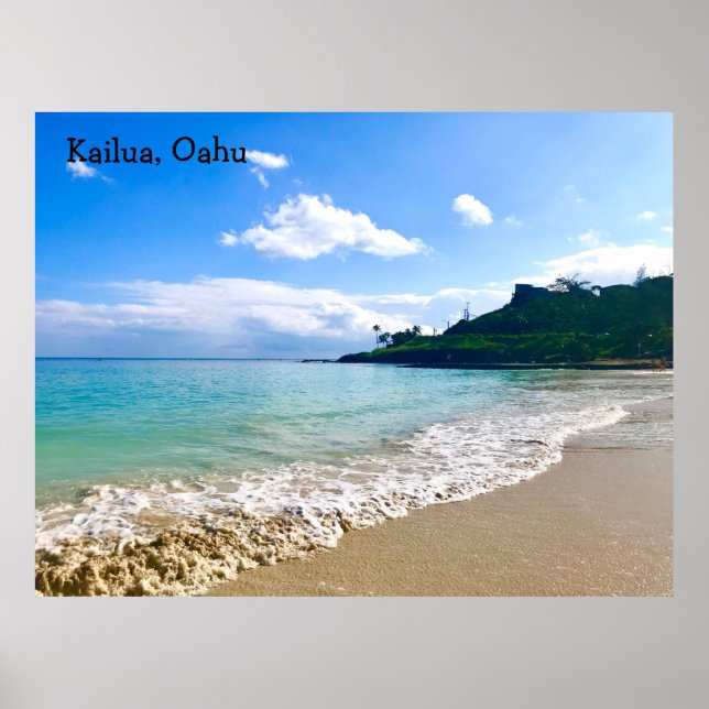 Kailua Beach, Oahu  Poster (Front)