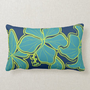 Kailua Hibiscus Hawaiian Reversible Lumbar Pillow