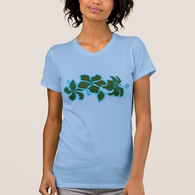 Kailua Hibiscus Ladies T-Shirt (Front)