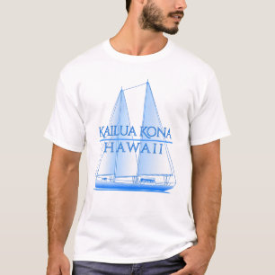 Kailua Kona Coastal Nautical Sailing Sailor T-Shirt