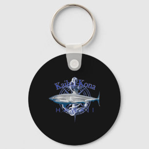 Kailua Kona Hawaii Nautical Sailing Boating  Key Ring