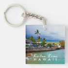 Kailua Kona Pier Hawaii Oil Paint Digital Art