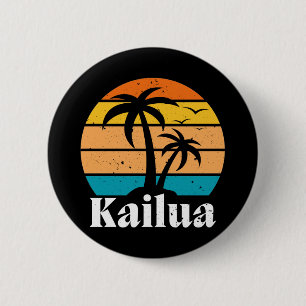 Kailua Retro Vintage 6 Cm Round Badge