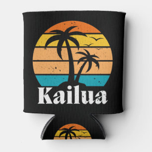 Kailua Retro Vintage Can Cooler