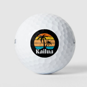 Kailua Retro Vintage Golf Balls