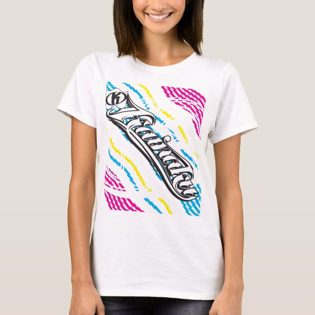 Kainaku Bella fitted Spaghetti Strap T-Shirt (Front)