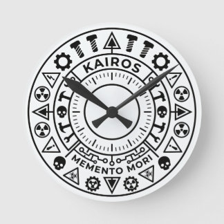 KAIROS Memento Mori Industrial Emblem Watch Round Clock