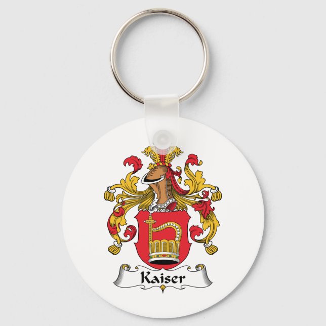 Kaiser Family Crest Key Ring (Front)