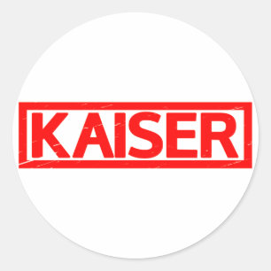 Kaiser Stamp Classic Round Sticker