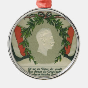 Kaiser Wilhelm II Metal Tree Decoration