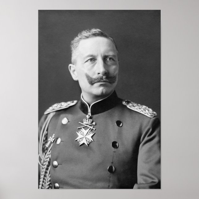 Kaiser Wilhelm II Portrait - 1902 Poster (Front)