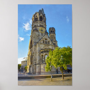 Kaiser Wilhelm Memorial Church Ruins, Berlin Poster