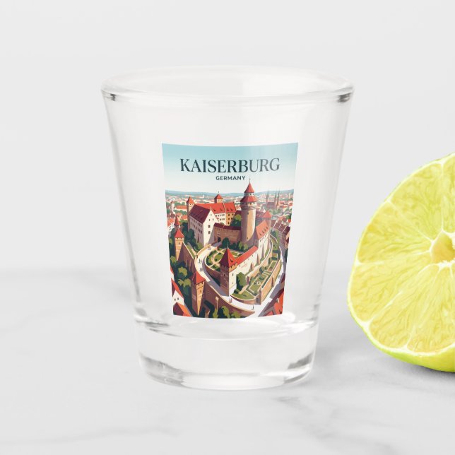 Kaiserburg Germany Shot Glass (Front)