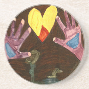 Kaitlyn HANDS Art1569a1a The MUSEUM Zazzle Gifts Coaster