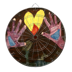 Kaitlyn HANDS Art1569a1a The MUSEUM Zazzle Gifts Dartboard