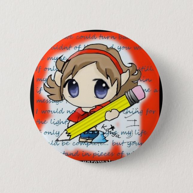 kaiya 6 cm round badge (Front)