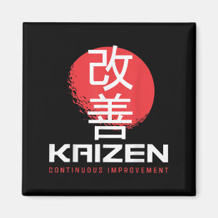Kaizen Continuous Improvement Kai Zen Japanese Mot Magnet