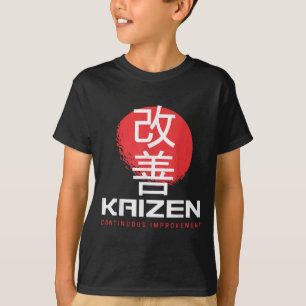 Kaizen Continuous Improvement Kai Zen Japanese Mot T-Shirt