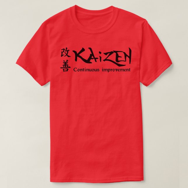 Kaizen Continuous Improvement T-Shirt (Design Front)