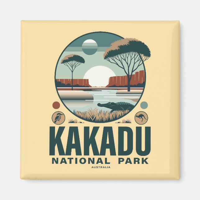 Kakadu National Park Australia Magnet (Front)