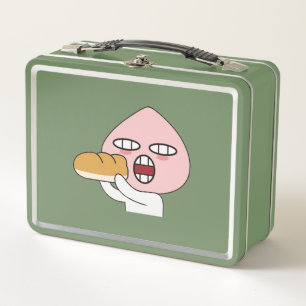 Kakao Emoticons - Charming Apeach Edition Metal Lunch Box