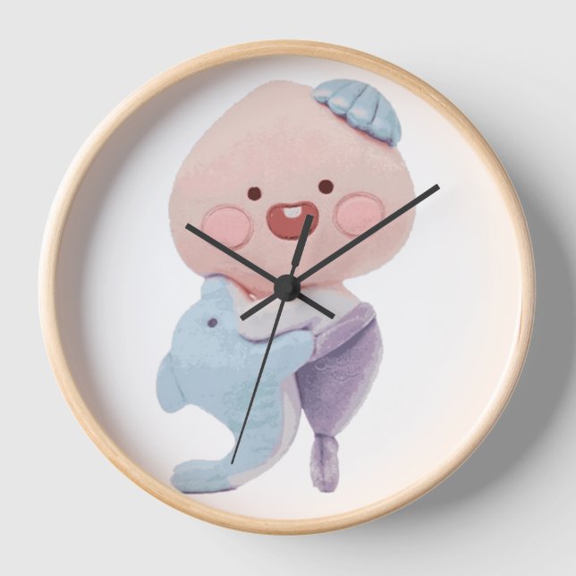 KaKao Friends - Mermaid Apeach Clock (Front)