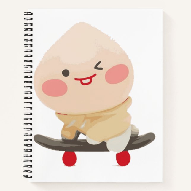 KaKao Friends - Skateboarder Apeach Notebook (Front)