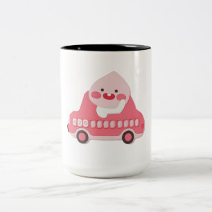 KaKao Friends - Waving Apeach Two-Tone Coffee Mug