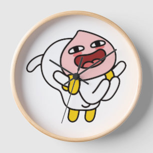 KakaoTalk Friends Apeach & Muzi (Back to Back) Clock
