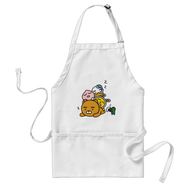 Kakaotalk Friends (Zzzz) Standard Apron (Front)
