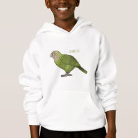 Kakapo bird cartoon illustration
