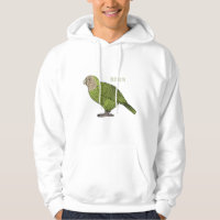 Kakapo bird cartoon illustration 