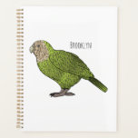 Kakapo bird cartoon illustration planner<br><div class="desc">Kakapo bird cartoon illustration.</div>