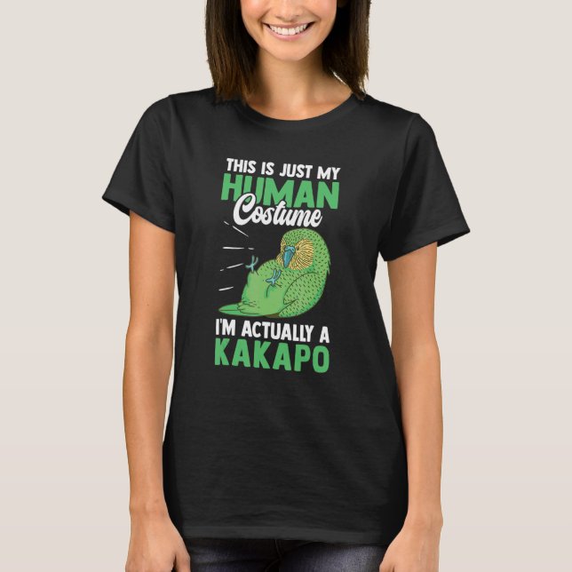 Kakapo costume New Zealand Parrot Kakapo T-Shirt (Front)
