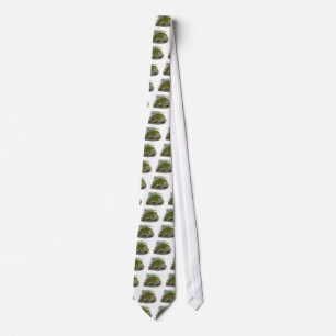 Kakapo Green Owl Parrot, Rare Bird Illustration Tie
