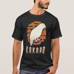Kakapo Vintage Retro Classic Animal Sunset T-Shirt