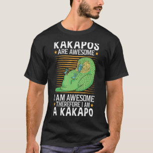 Kakapos are awesome New Zealand owl parrot Kakapo T-Shirt
